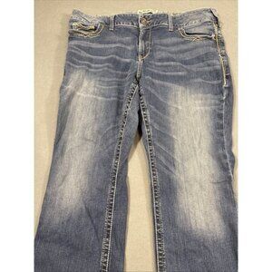 Ariat Jeans Womens 22 wr plus size Blue R.E.A.L. Mid Rise Patricia Boot Cut